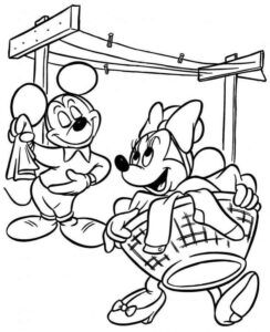 Desenho de Mickey Desenho Colorir Imprimir 069