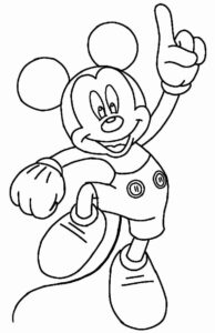 Desenho de Mickey Desenho Colorir Imprimir 072