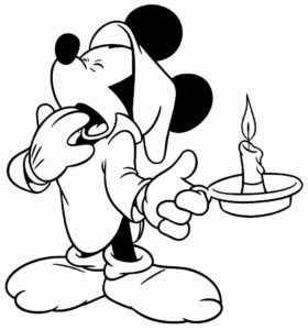 Desenho de Mickey Desenho Colorir Imprimir 073