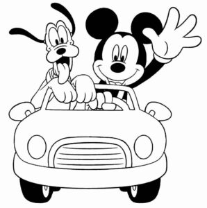 Desenho de Mickey Desenho Colorir Imprimir 074