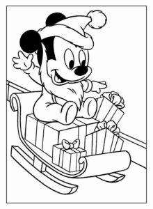 Desenho de Mickey Desenho Colorir Imprimir 076