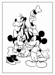 Desenho de Mickey Desenho Colorir Imprimir 078