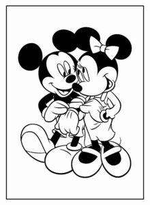 Desenho de Mickey Desenho Colorir Imprimir 082