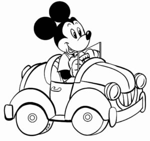 Desenho de Mickey Desenho Colorir Imprimir 084