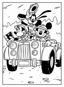 Desenho de Mickey Desenho Colorir Imprimir 085