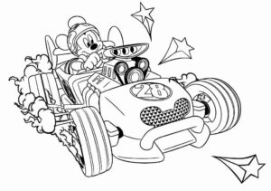 Desenho de Mickey Desenho Colorir Imprimir 086