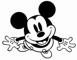 Desenho de Mickey Desenho Colorir Imprimir 087