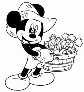 Desenho de Mickey Desenho Colorir Imprimir 089