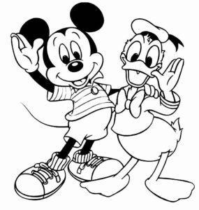 Desenho de Mickey Desenho Colorir Imprimir 090