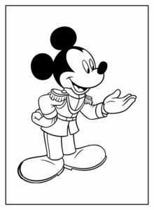 Desenho de Mickey Desenho Colorir Imprimir 095