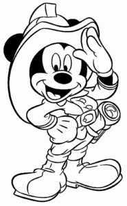 Desenho de Mickey Desenho Colorir Imprimir 097