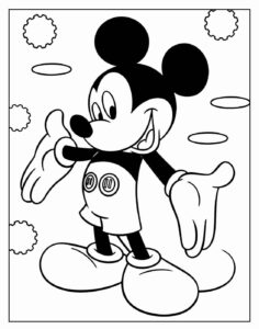 Desenho de Mickey Desenho Colorir Imprimir 103