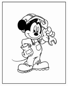 Desenho de Mickey Desenho Colorir Imprimir 106