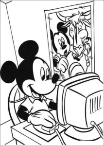 Desenho de Mickey Desenho Colorir Imprimir 121