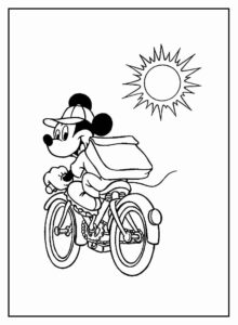 Desenho de Mickey Desenho Colorir Imprimir 123