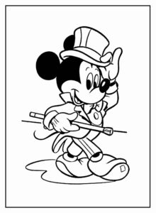 Desenho de Mickey Desenho Colorir Imprimir 125