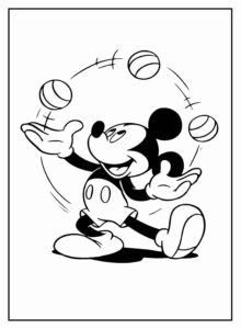 Desenho de Mickey Desenho Colorir Imprimir 126