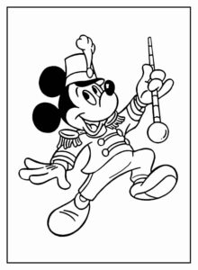 Desenho de Mickey Desenho Colorir Imprimir 127