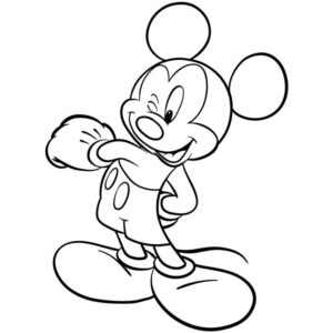 Desenho de Mickey Desenho Colorir Imprimir 130