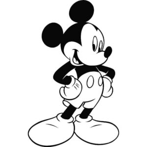 Desenho de Mickey Desenho Colorir Imprimir 131