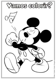 Desenho de Mickey Desenho Colorir Imprimir 141