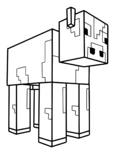 Desenho de Minecraft Desenho Colorir Imprimir 006