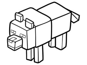 Desenho de Minecraft Desenho Colorir Imprimir 008
