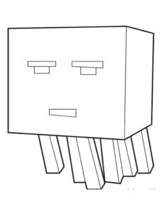 Desenho de Minecraft Desenho Colorir Imprimir 013