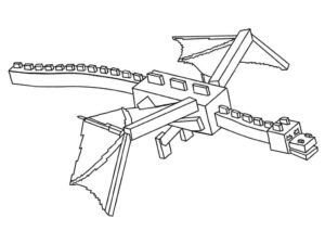 Desenho de Minecraft Desenho Colorir Imprimir 017