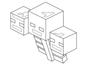 Desenho de Minecraft Desenho Colorir Imprimir 021