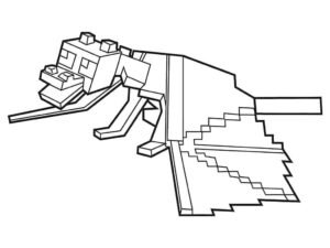 Desenho de Minecraft Desenho Colorir Imprimir 022