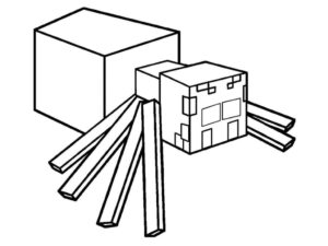 Desenho de Minecraft Desenho Colorir Imprimir 025