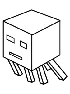 Desenho de Minecraft Desenho Colorir Imprimir 027