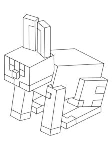 Desenho de Minecraft Desenho Colorir Imprimir 031