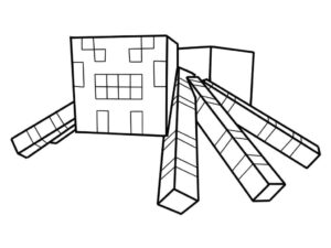 Desenho de Minecraft Desenho Colorir Imprimir 032