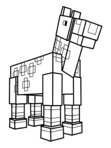 Desenho de Minecraft Desenho Colorir Imprimir 039