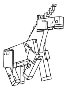 Desenho de Minecraft Desenho Colorir Imprimir 040
