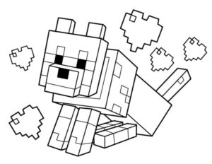 Desenho de Minecraft Desenho Colorir Imprimir 073