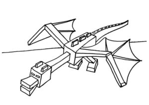 Desenho de Minecraft Desenho Colorir Imprimir 077