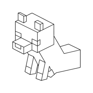 Desenho de Minecraft Desenho Colorir Imprimir 079