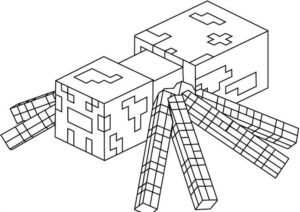 Desenho de Minecraft Desenho Colorir Imprimir 082
