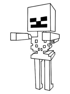 Desenho de Minecraft Desenho Colorir Imprimir 085