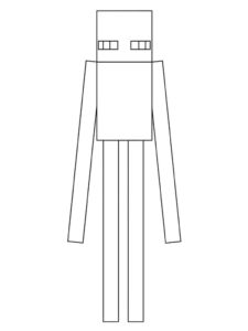 Desenho de Minecraft Desenho Colorir Imprimir 089