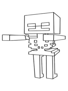 Desenho de Minecraft Desenho Colorir Imprimir 097