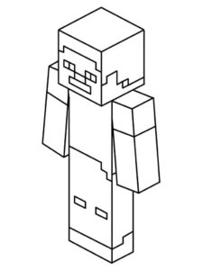 Desenho de Minecraft Desenho Colorir Imprimir 101