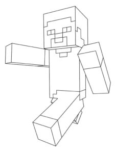 Desenho de Minecraft Desenho Colorir Imprimir 109