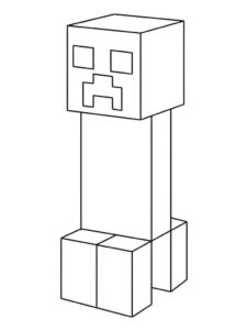 Desenho de Minecraft Desenho Colorir Imprimir 114