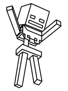 Desenho de Minecraft Desenho Colorir Imprimir 116