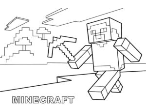 Desenho de Minecraft Desenho Colorir Imprimir 117