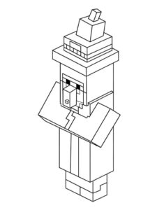 Desenho de Minecraft Desenho Colorir Imprimir 119